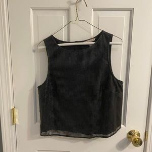 Black crop top